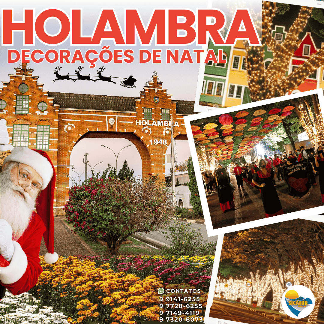 HOLAMBRA - com desfile de Natal