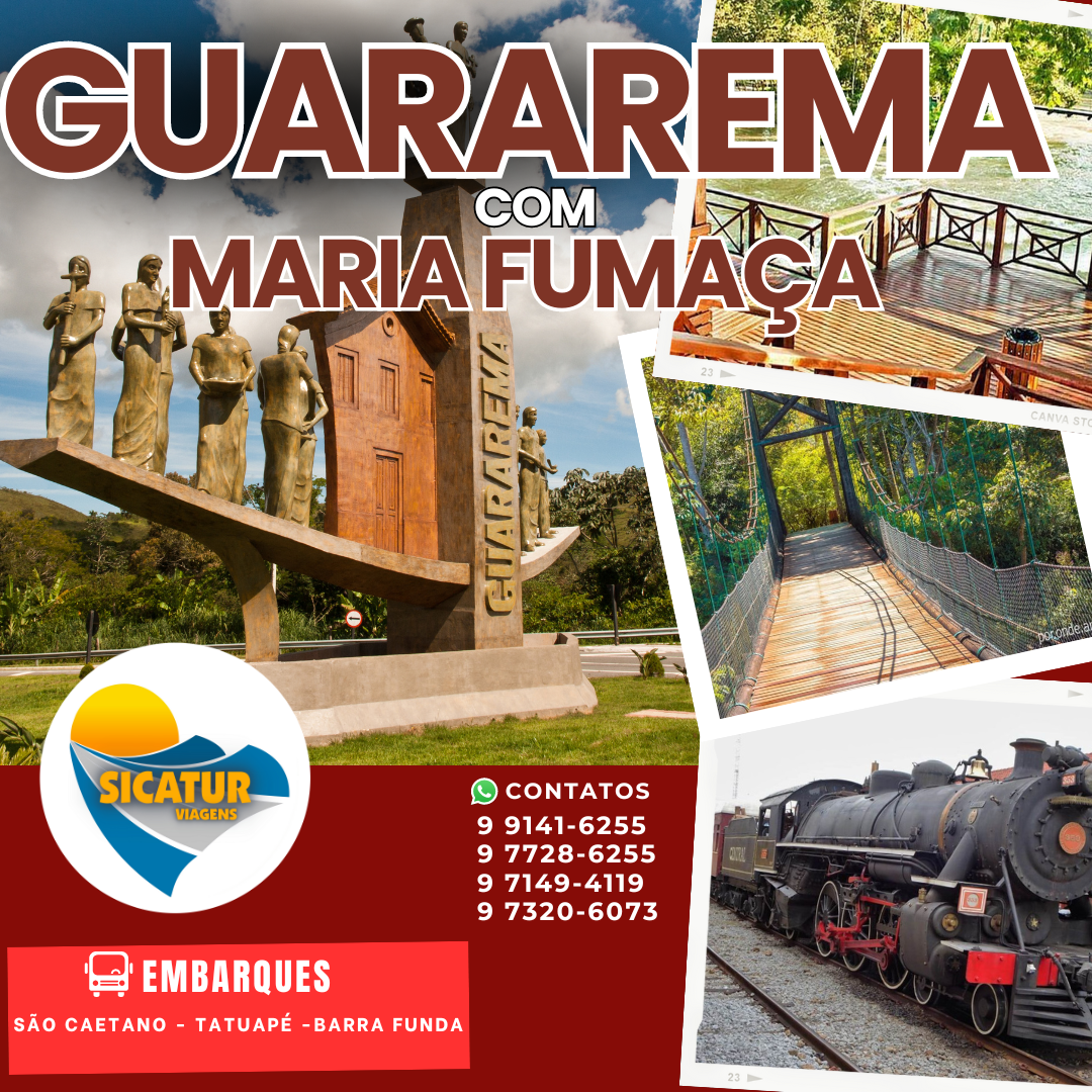 MARIA FUMAÇA GUARAREMA com city tour